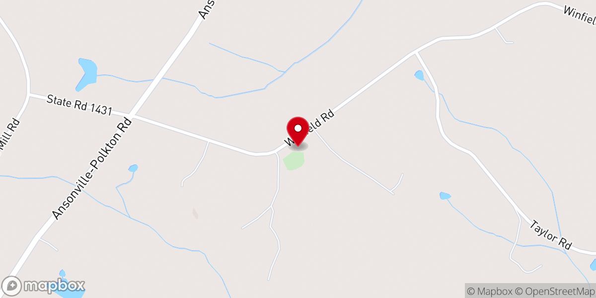 Map showing location of Saron Missionary Baptist Church