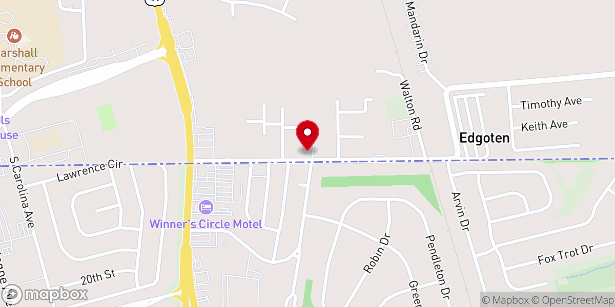 Map showing location of Church of Pentecost. Love Temple