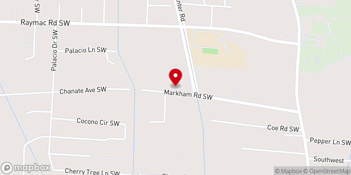 Map showing location of Sandia Valley Church of the Nazarene