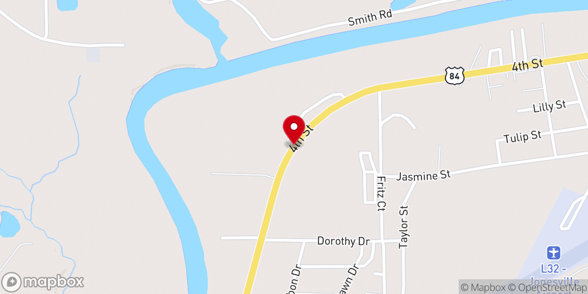 Map showing location of Catahoula Parrish Office