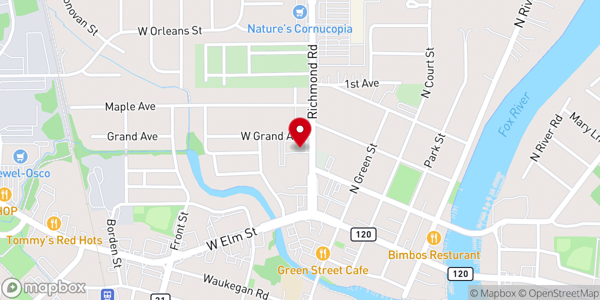 Map showing location of Church of Saint Mary of the Assumption