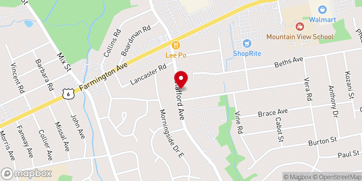 Map showing location of Mount Zion Missionary Baptist Church