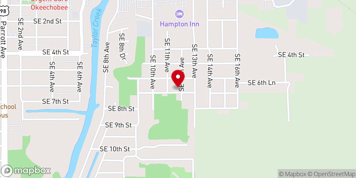 Map showing location of Hope Ministry Center A Church-God