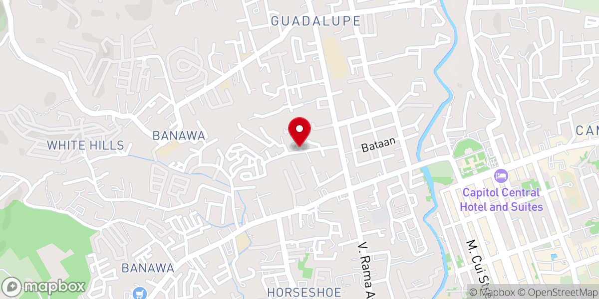 Map showing location of United Pentecostal Church (UPC) Guadalupe