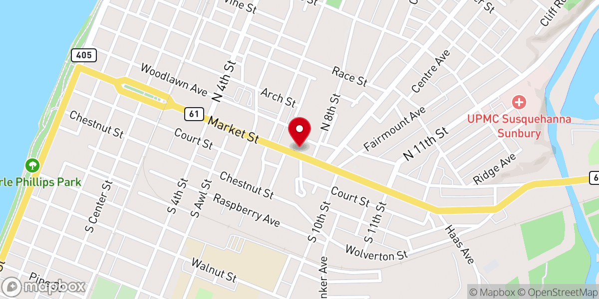 Map showing location of Sunbury Community Prayer Room