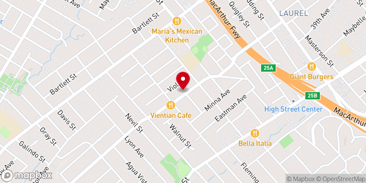 Map showing location of Allendale Community Pentecostal Holiness Church