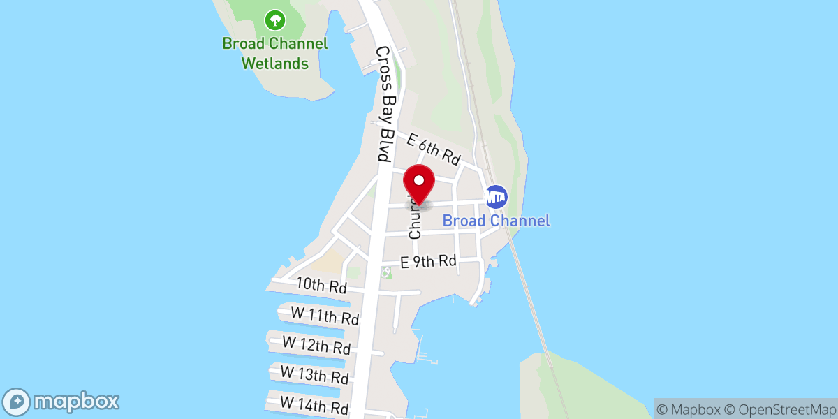 Map showing location of Christ Presbyterian By the Sea