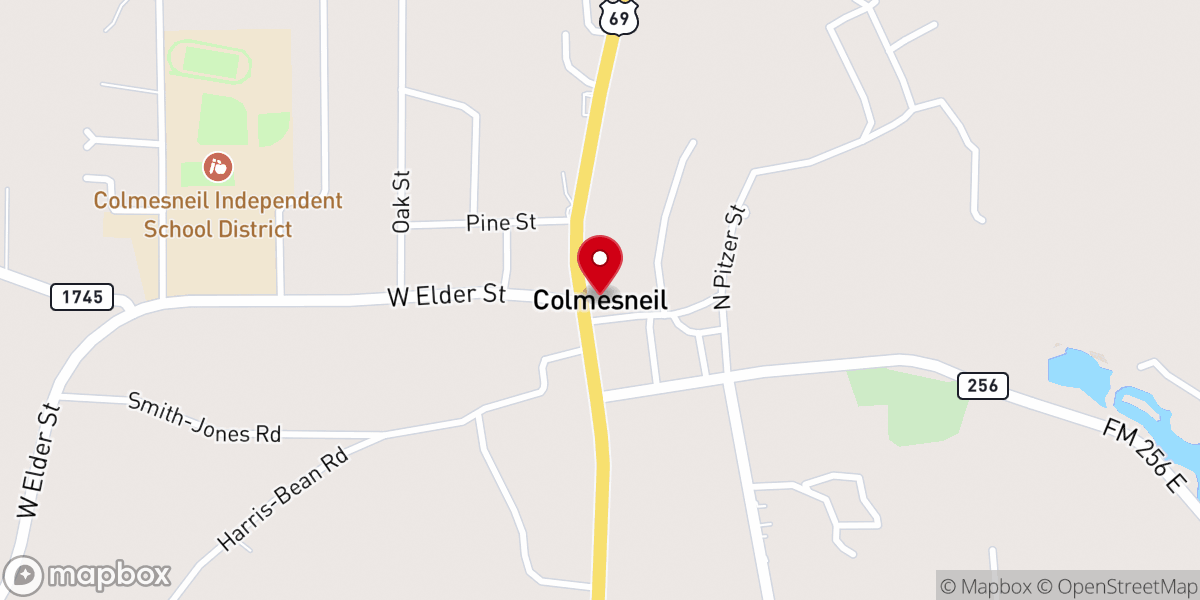 Map showing location of Schulze's Painting Co