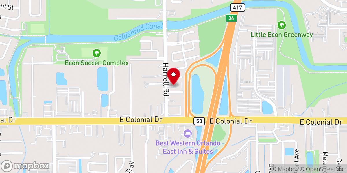 Map showing location of Union Park Church