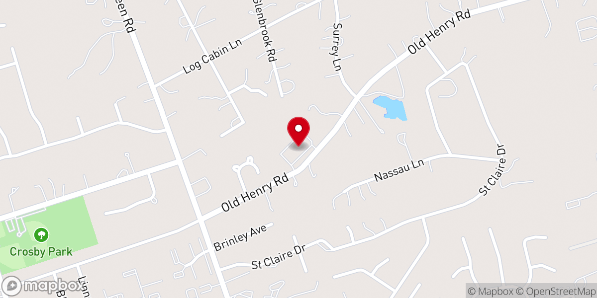 Map showing location of Holy Angels Academy