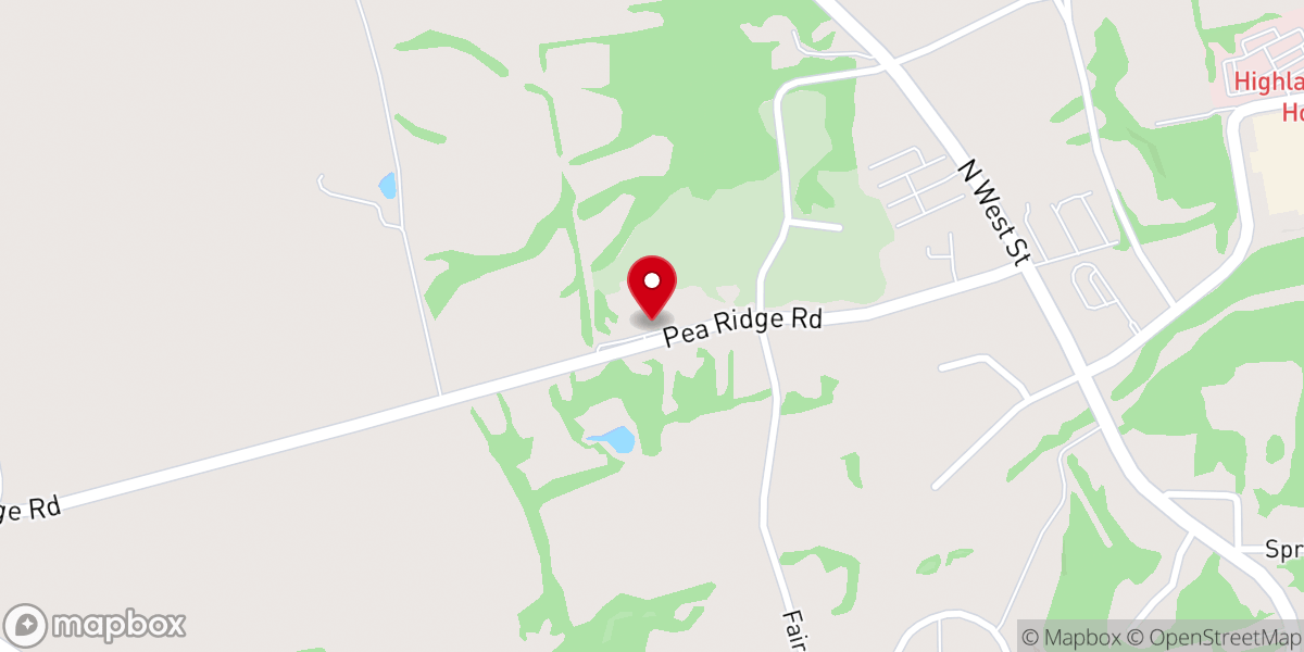 Map showing location of Freedom Fellowship Church