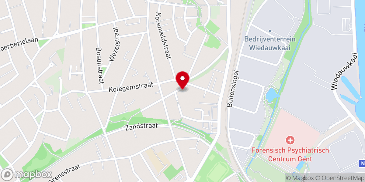Map showing location of Sint-Godelievekerk