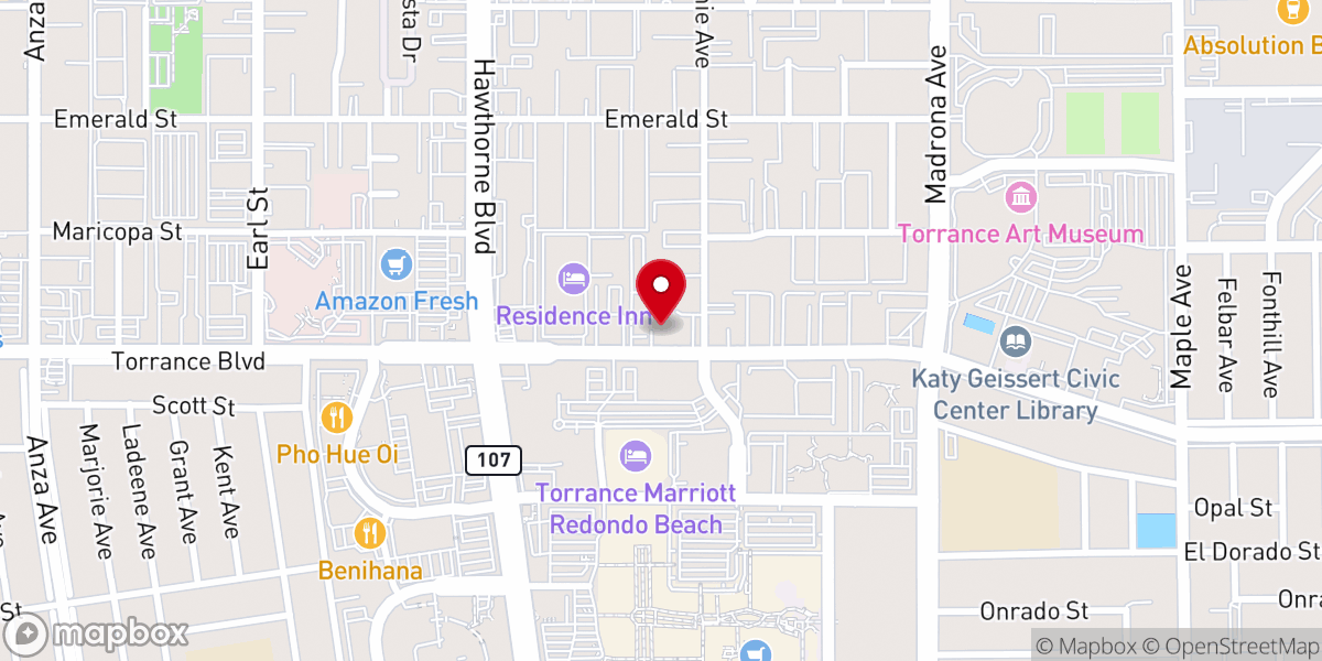 Map showing location of St Mercurius & St Abraam Coptic Orthodox Church