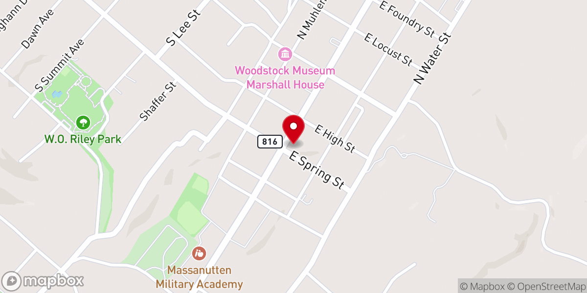 Map showing location of Saint Pauls United Church of Christ