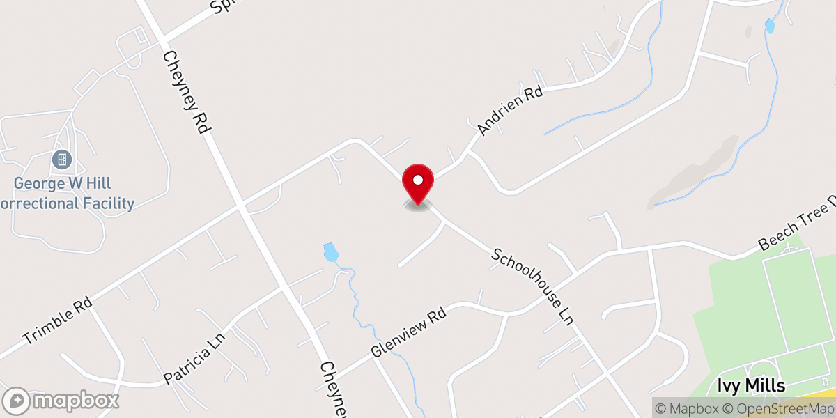 Map showing location of Covenant Fellowship Church Inc