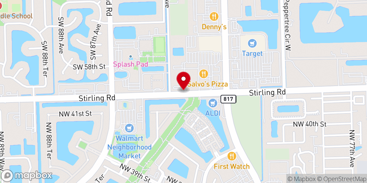 Map showing location of New Life Assembly of God (Future Home)