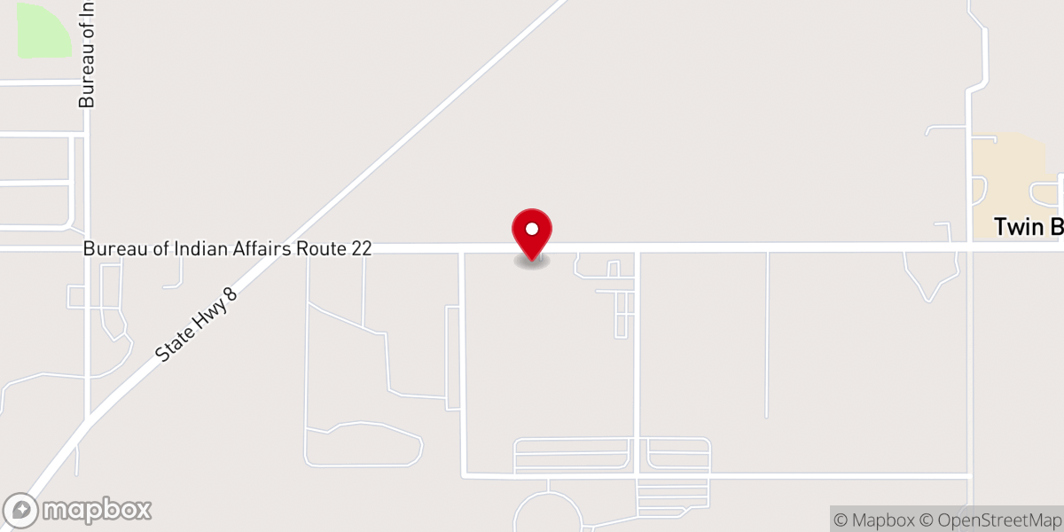 Map showing location of St. Joseph's Church