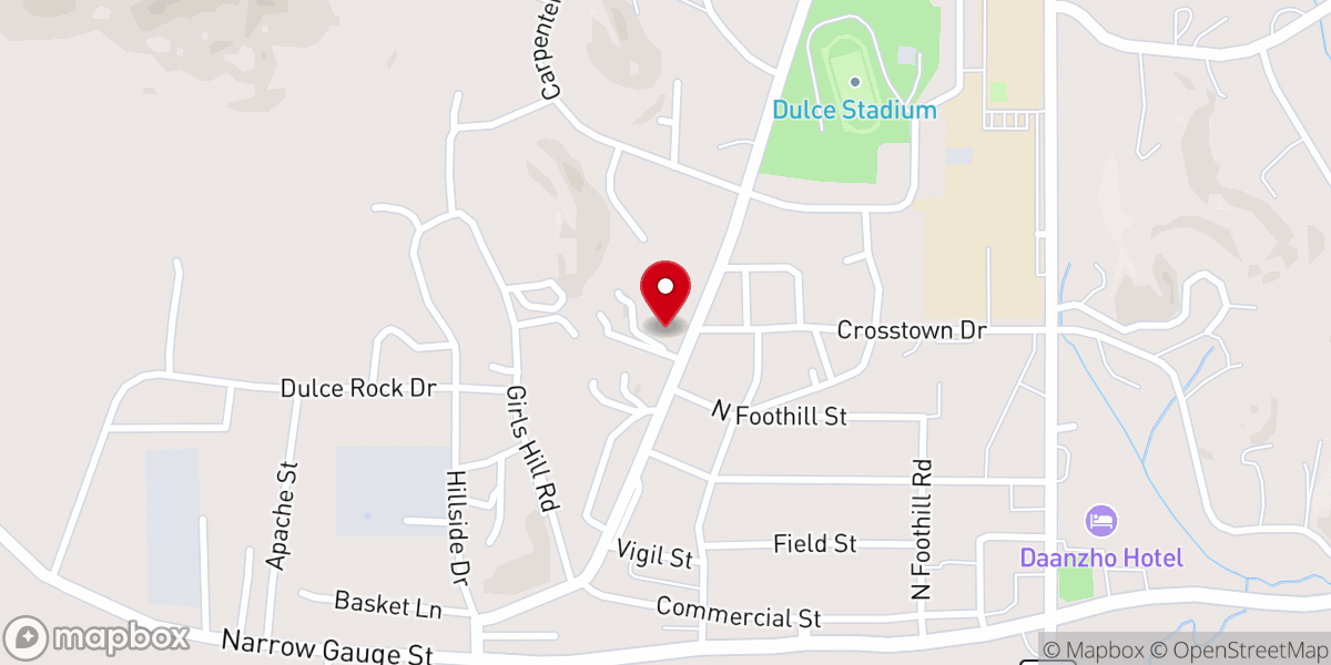 Map showing location of Saint Berard Parish