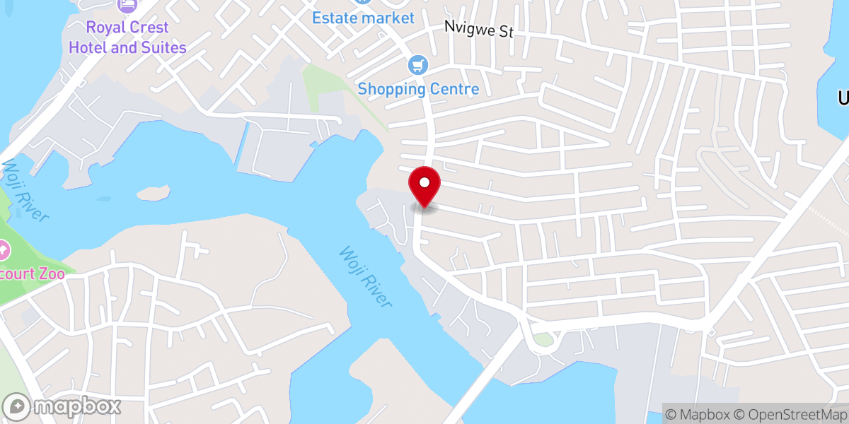 Map showing location of Lighthouse Baptist Church
