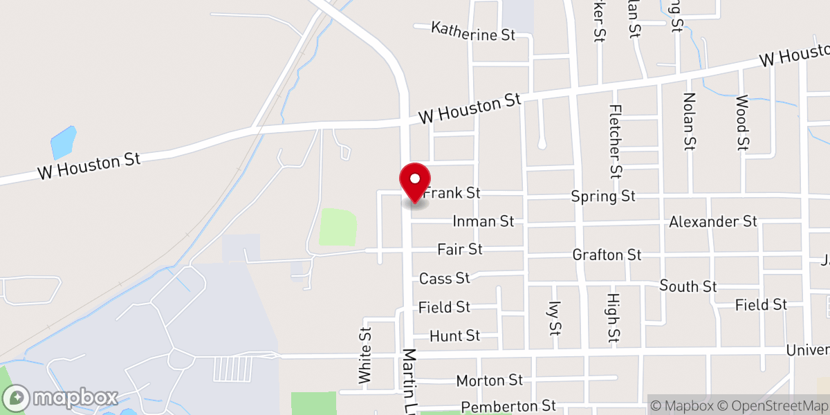 Map showing location of Word of Life Bible Fellowship Church