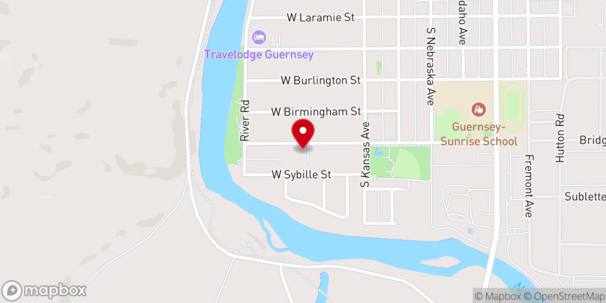 Map showing location of Faith Fellowship