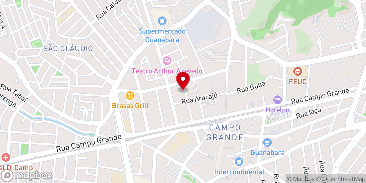 Map showing location of Assembléia De Deus Em Campo Grande Sub.Congregação Oásis