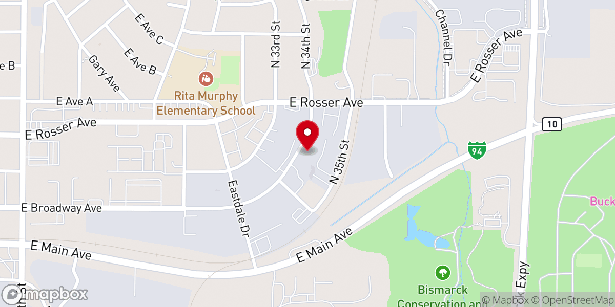 Map showing location of Gateway Community Fellowship