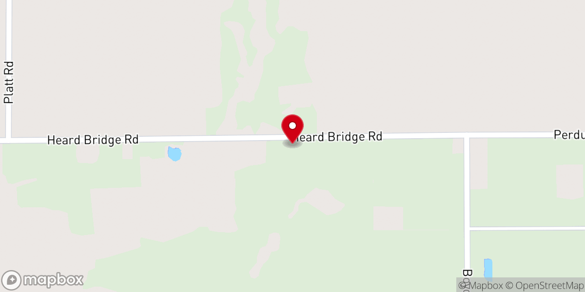Map showing location of Lake Dale Baptist Church