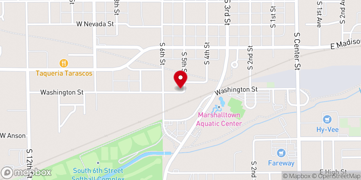 Map showing location of Morrow United Methodist Church