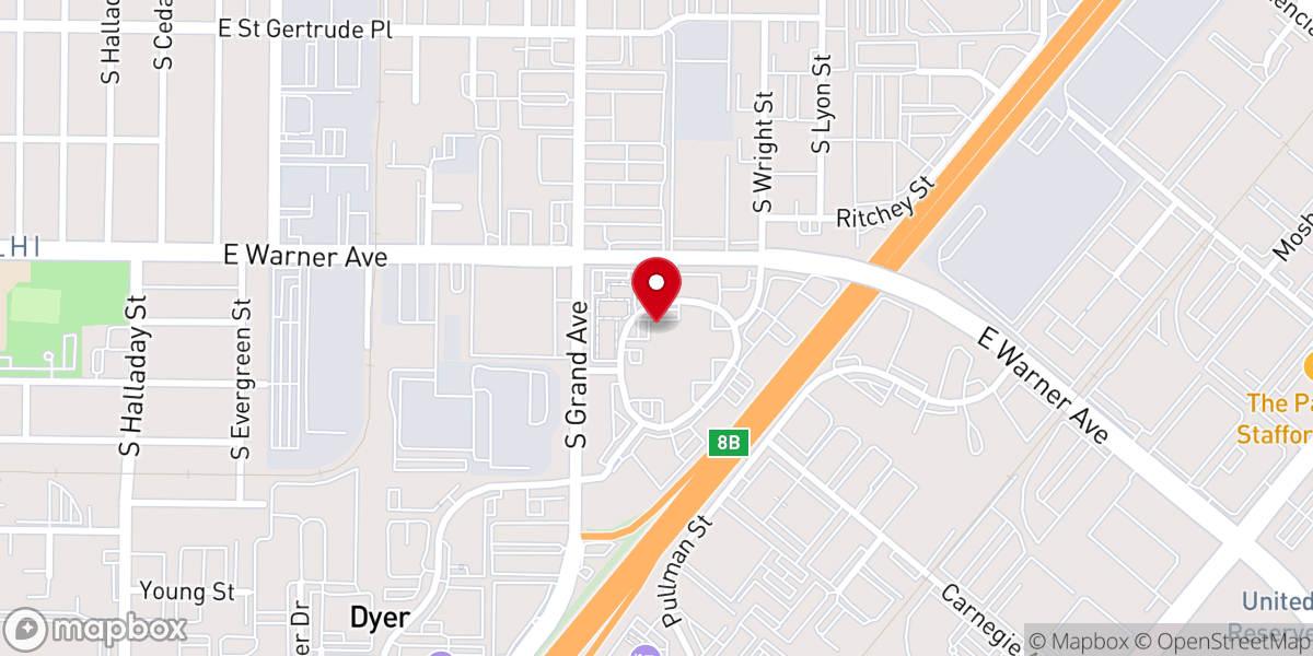 Map showing location of 爾灣新生命靈糧堂 New Life Christian Center