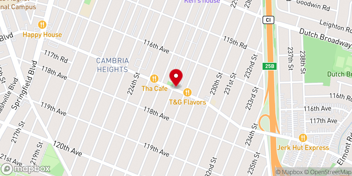 Map showing location of Word For Life Tabernacle Inc
