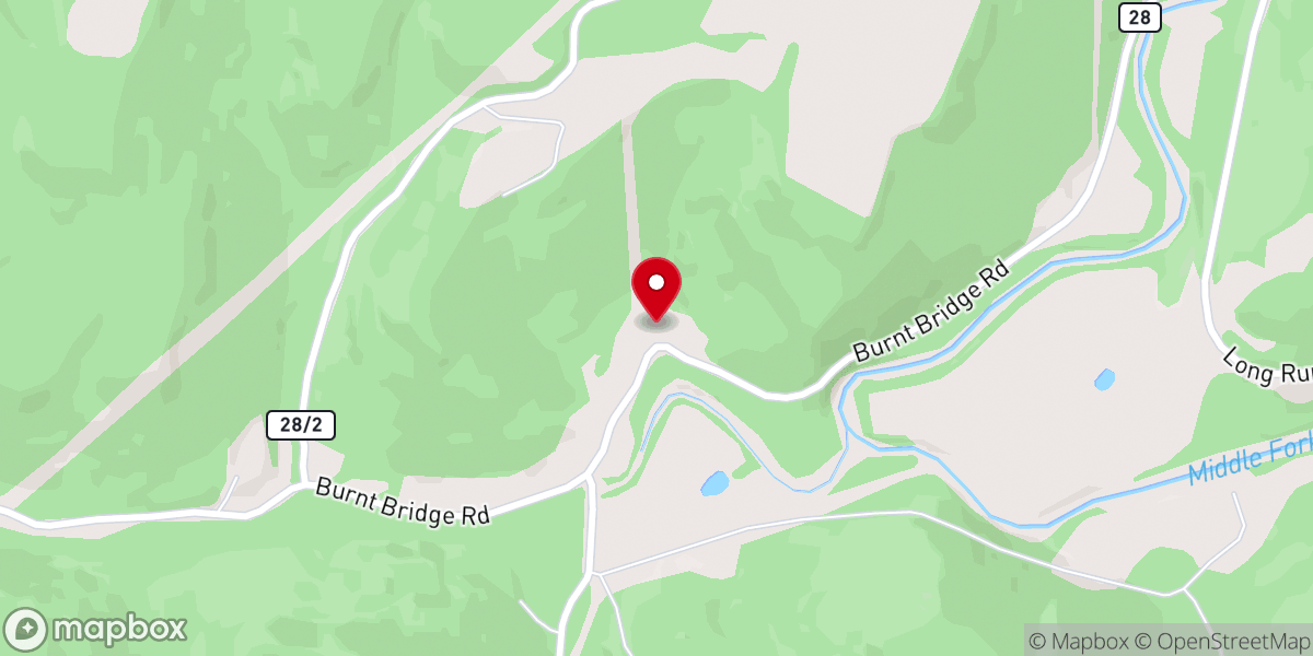 Map showing location of Fairview United Methodist Church