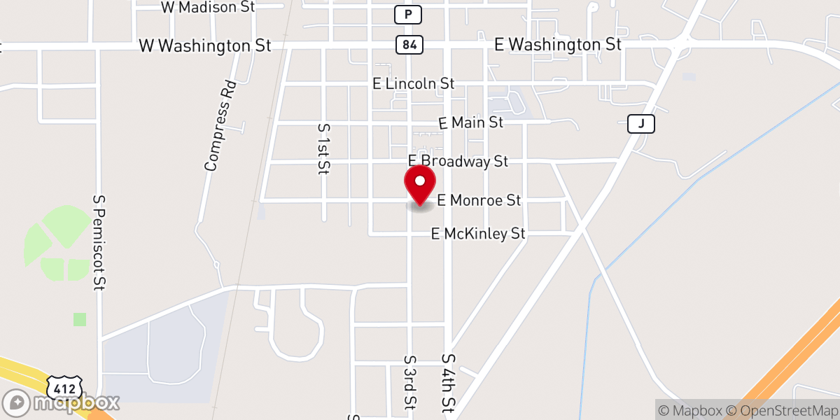 Map showing location of Word Outreach