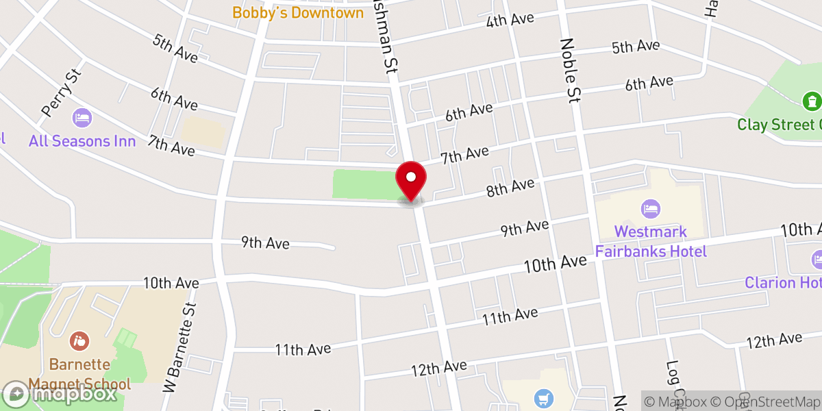 Map showing location of Little Flower Ministries