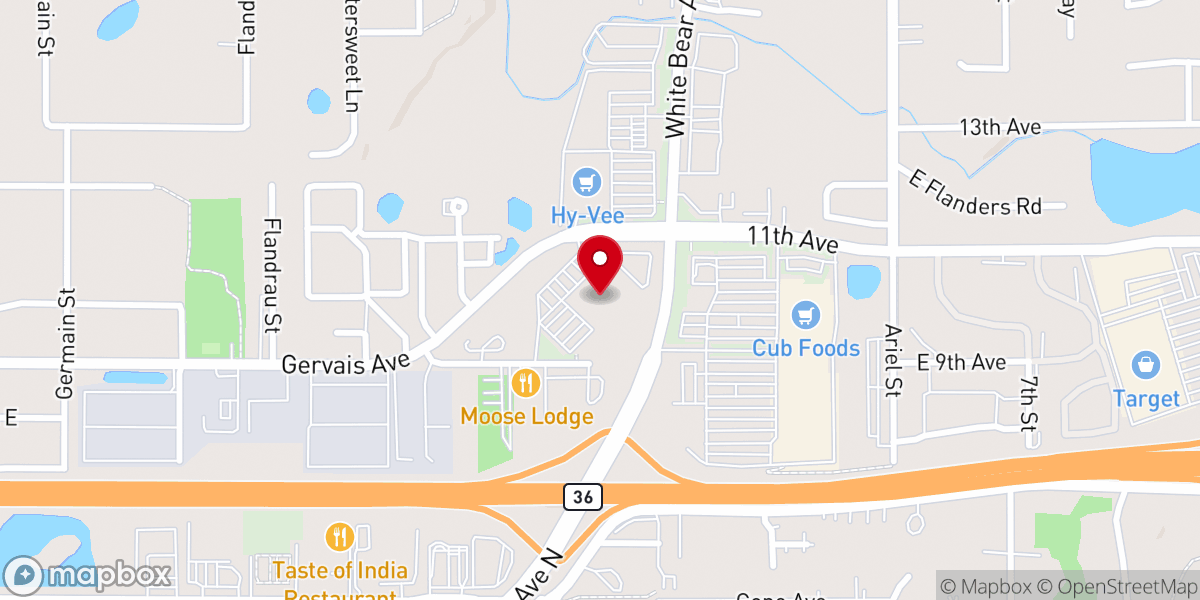 Map showing location of Redeeming Love Church