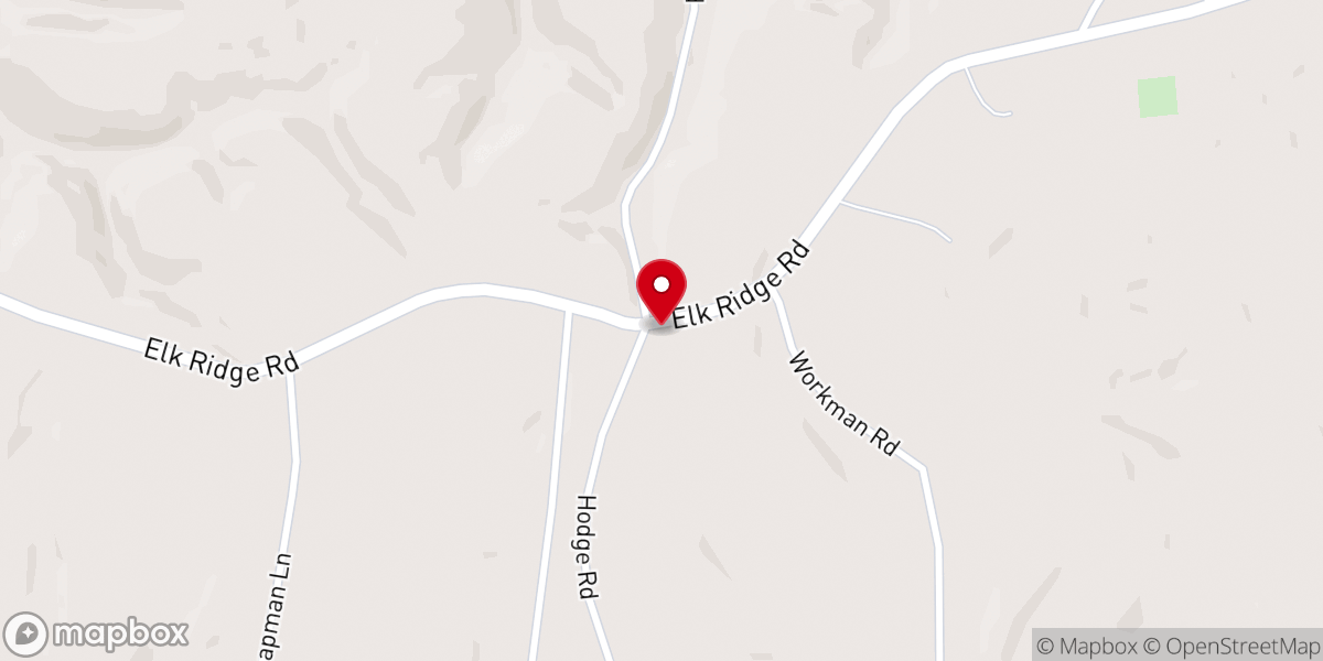 Map showing location of Mount Zion Church