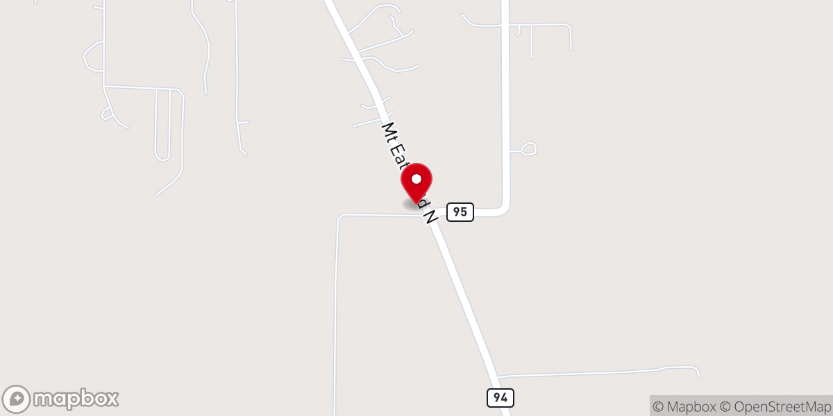 Map showing location of Good News United Baptist Church