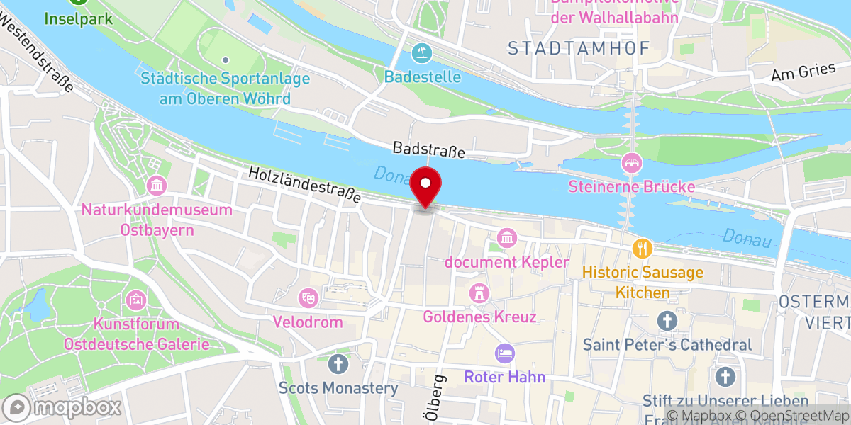 Map showing location of St. Oswald
