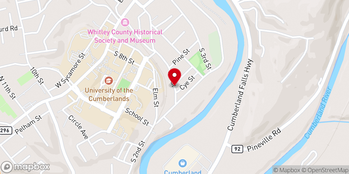 Map showing location of New Life Church