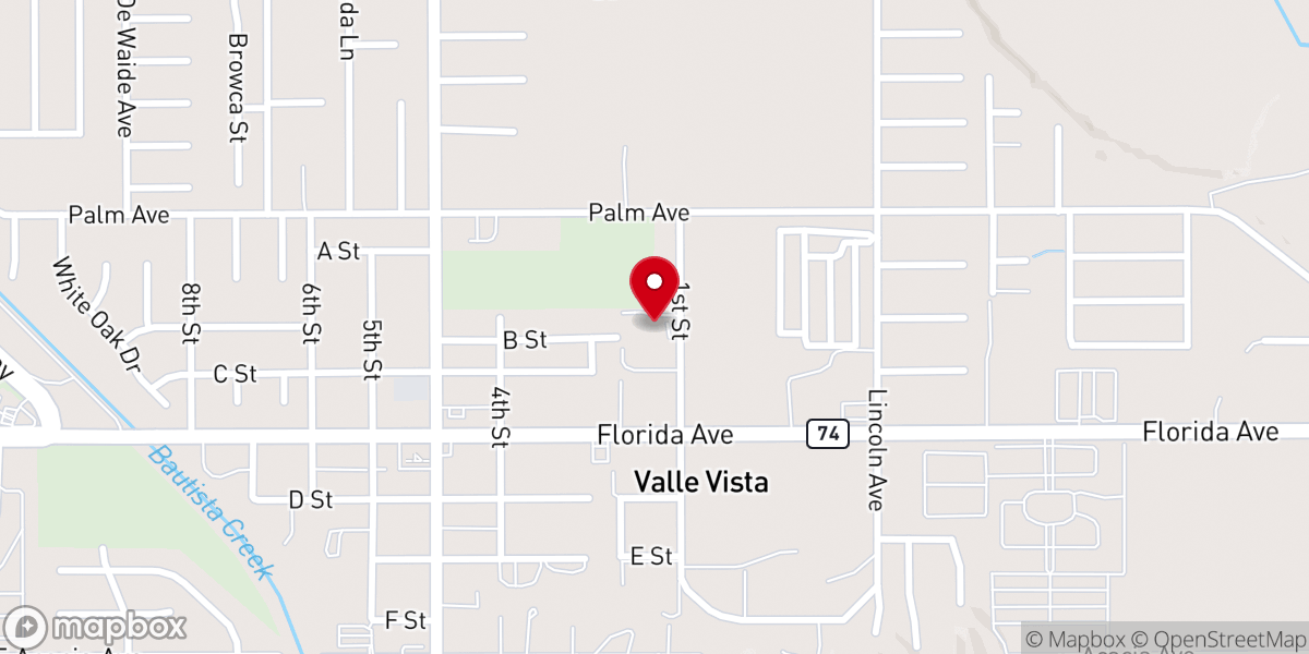 Map showing location of Truth Tabernacle United Pentecostal Church