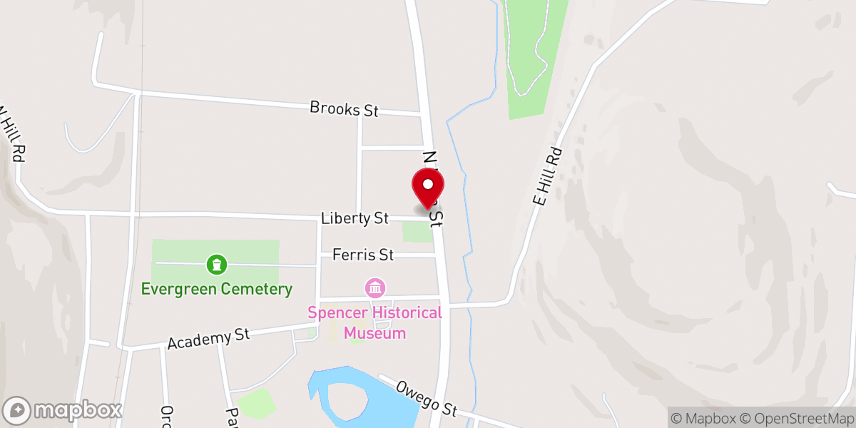 Map showing location of Presbyterian Church Manse