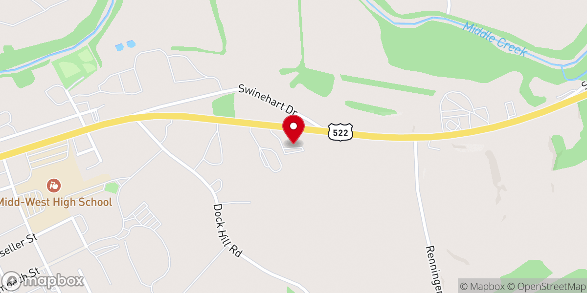 Map showing location of First United Church of Christ