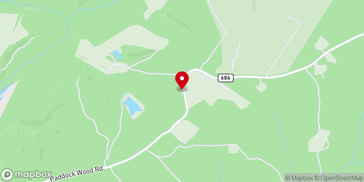 Map showing location of Saint Andrews Chapel