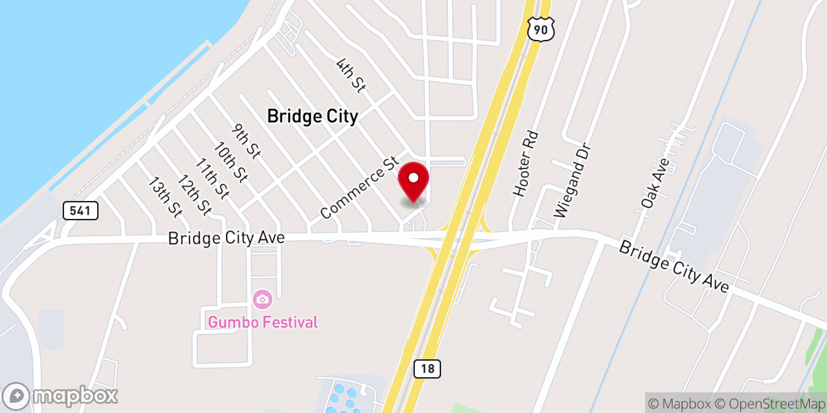 Map showing location of First King Solomon MB Church