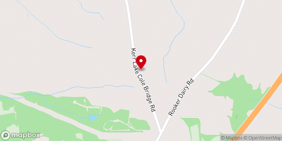 Map showing location of Chapel Hill Baptist Church