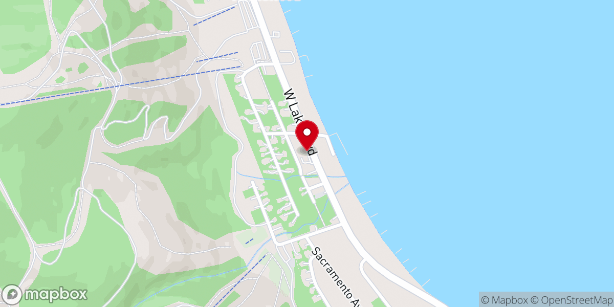 Map showing location of Mountain High Wedding Chapel