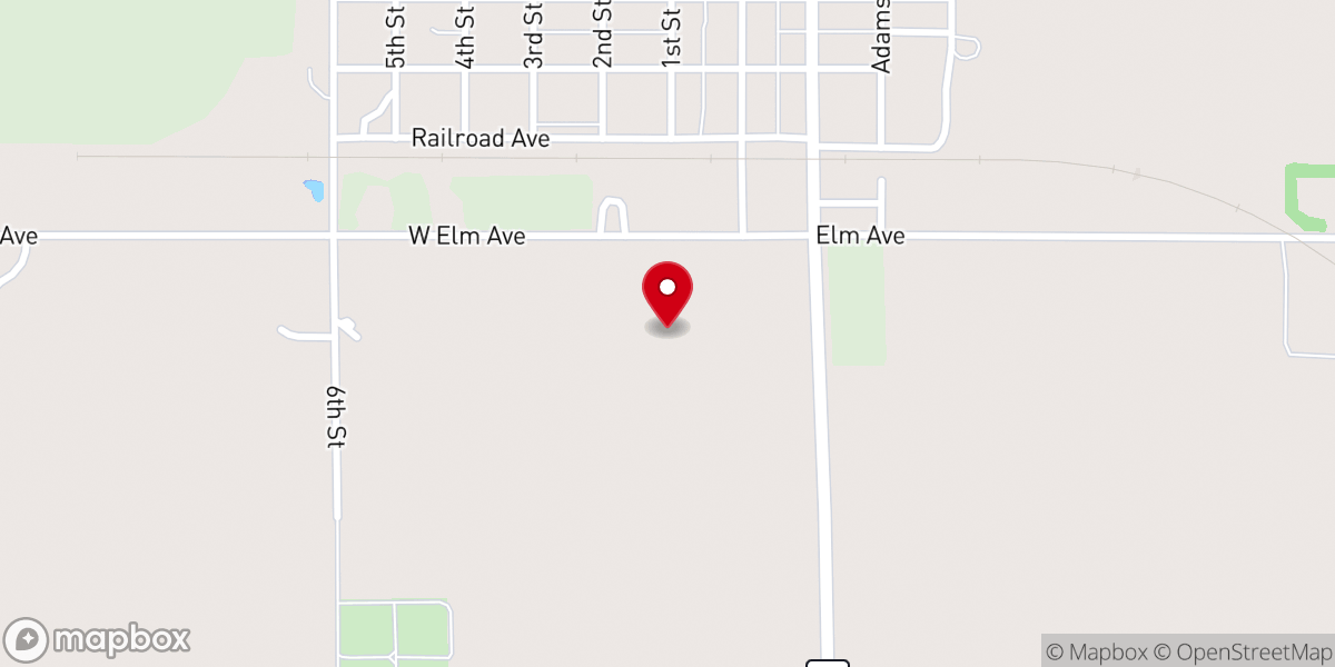 Map showing location of McCracken