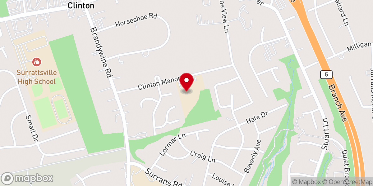 Map showing location of Outreach Christian Center