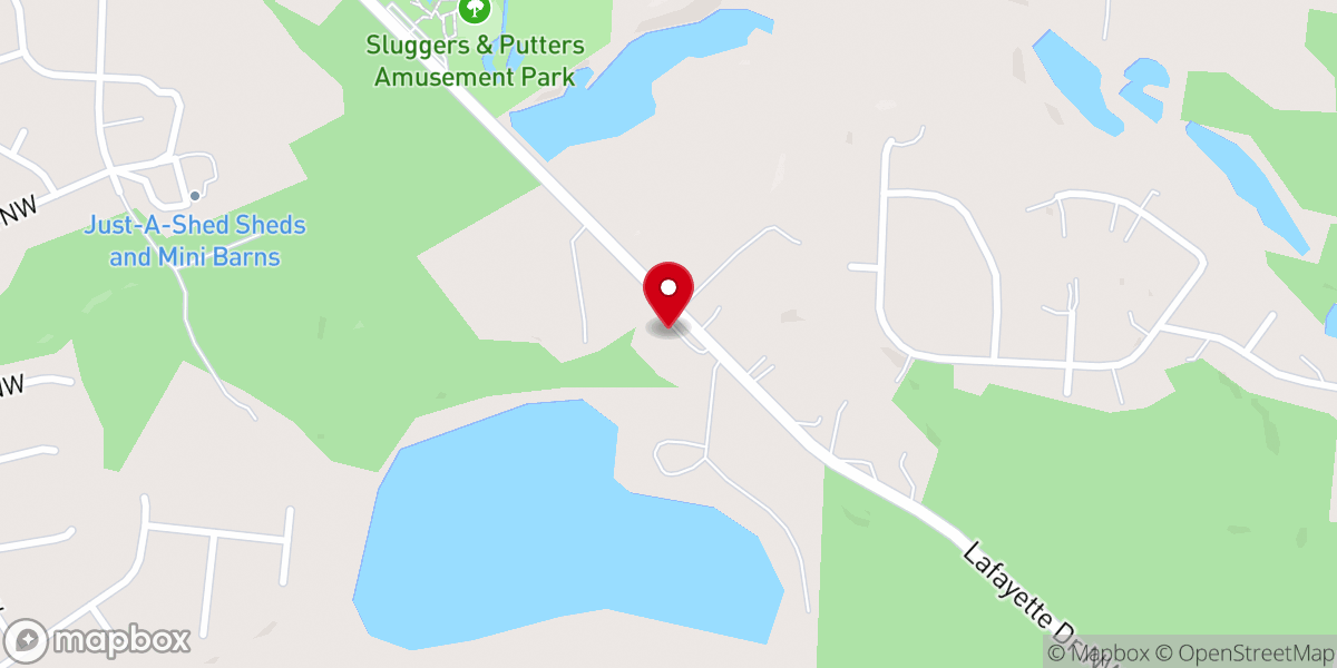 Map showing location of Canal Fulton Baptist Church