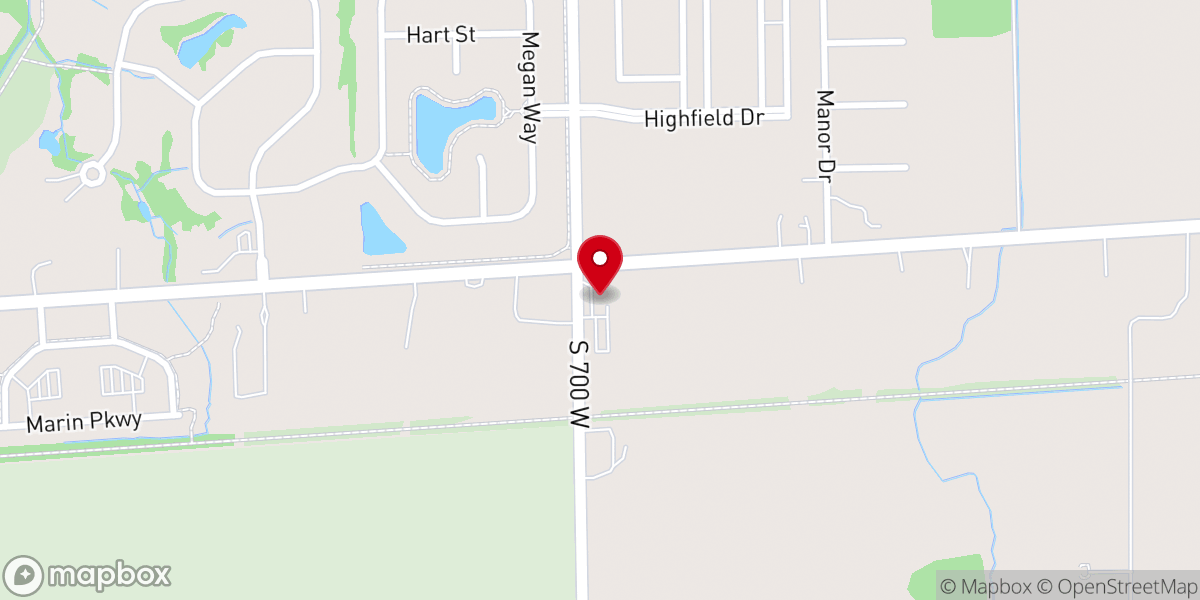 Map showing location of Calvary Christian Fellowship